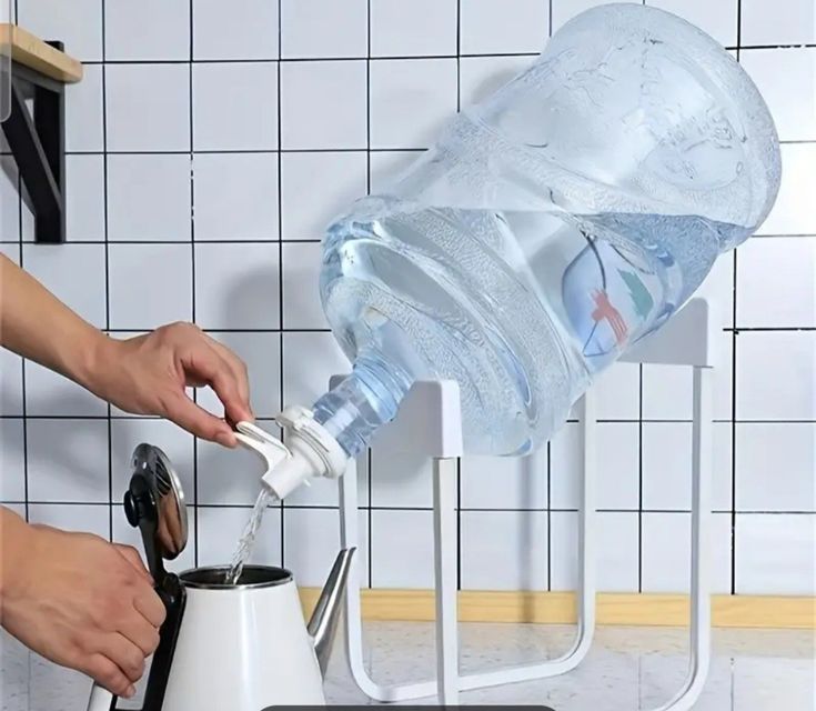 2 Pcs Set (Water Bottle Stand+ Tap) (Without Bottle)