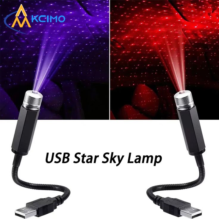 Romantic LED Car Roof Star Night Light Projector Atmosphere Galaxy