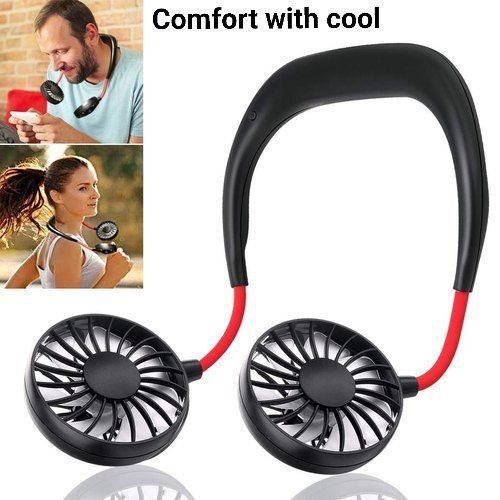 Neck Fan Adjustment Fan Hands-Free Hanging Rechargeable Mini