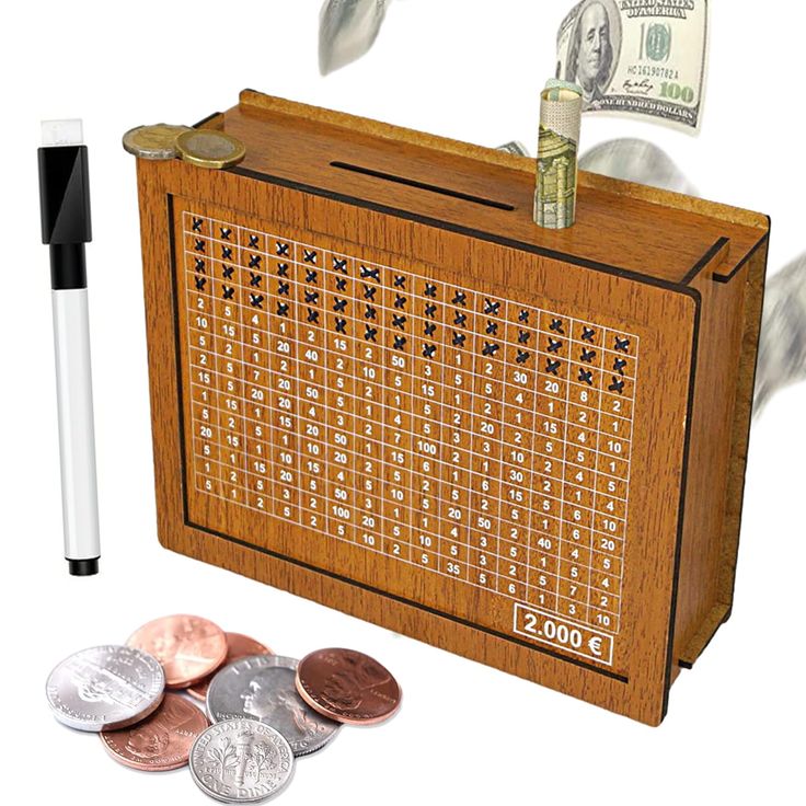 Umrah Savings Box 280 Days Wooden Money Saving Jar For Hajj...
