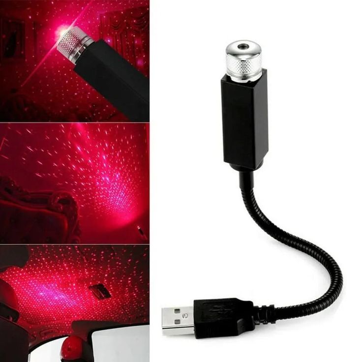 Romantic LED Car Roof Star Night Light Projector Atmosphere Galaxy