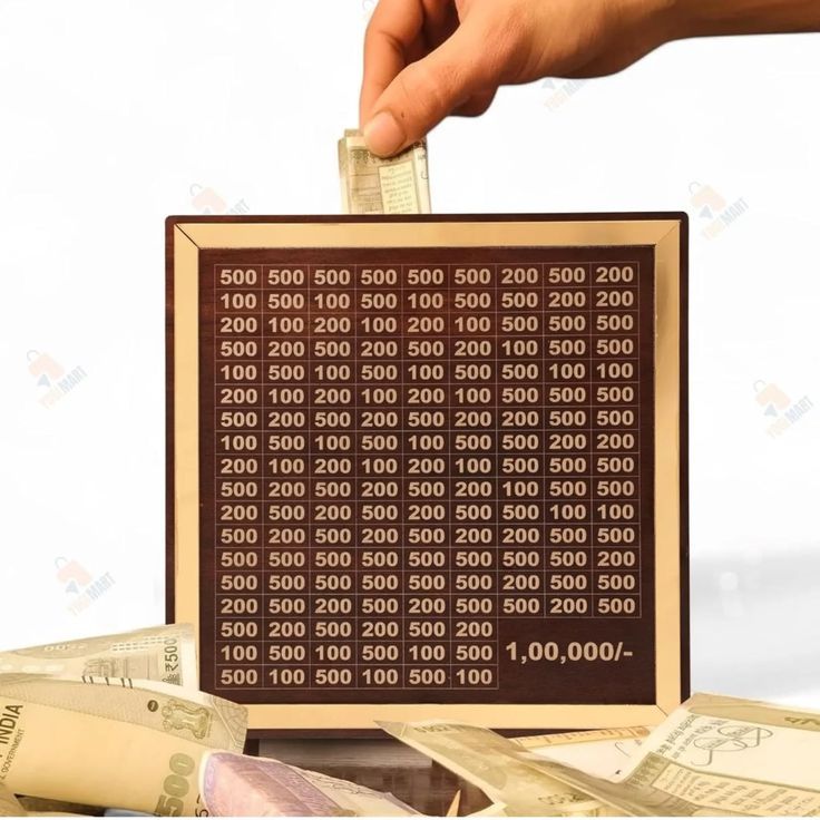 Umrah Savings Box 280 Days Wooden Money Saving Jar For Hajj...